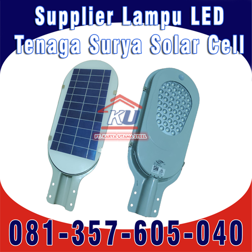 Harga Lampu Jalan LED Solar Cell Tenaga Surya 2020 24 Watt di Surabaya