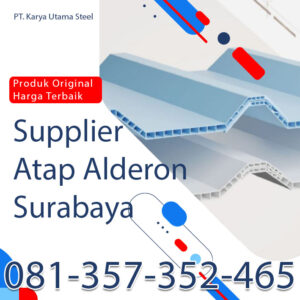 Read more about the article Supplier Jual Atap UPVC Alderon Surabaya Single Double Layer | 081-357-352-465
