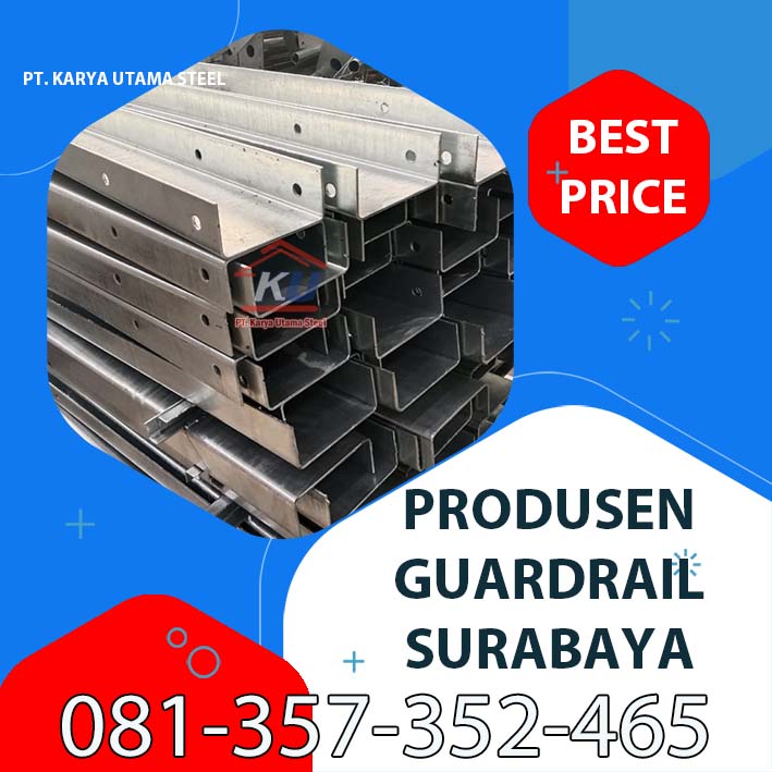 Pemasangan Guardrail Pagar Pembatas Jalan Raya